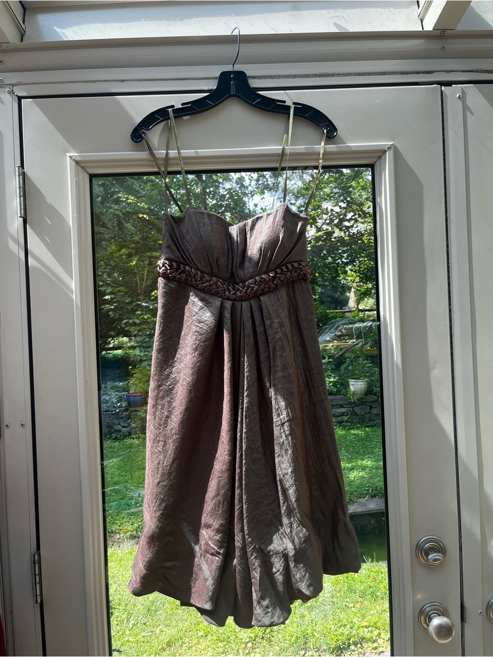 Bubble strapless dress by Max and Cleo